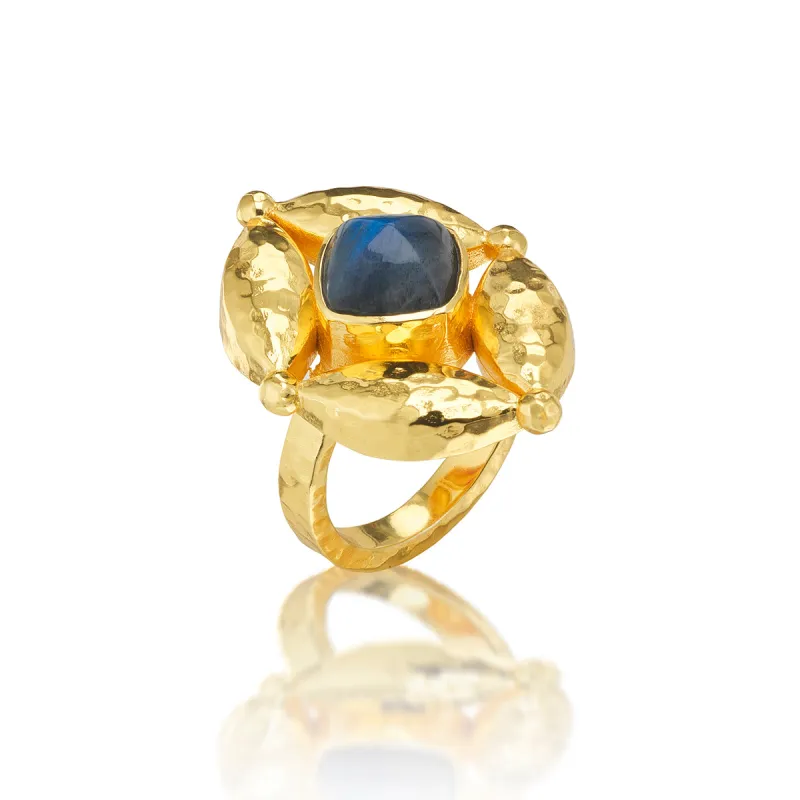 Mystic Eye Ring - Blue Labradorite sold by Capucine De Wulf