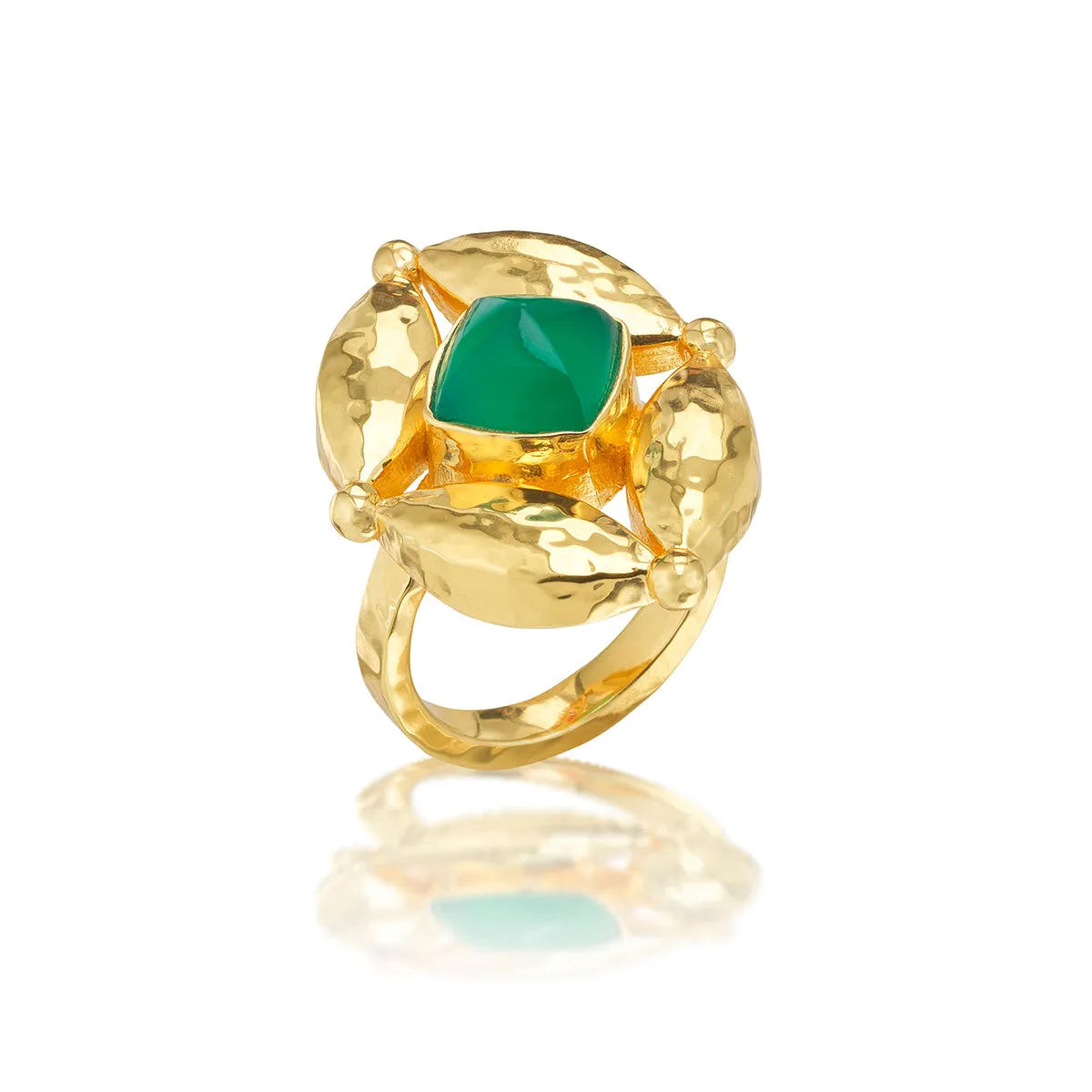 Mystic Eye Ring - Green Onyx sold by Capucine De Wulf