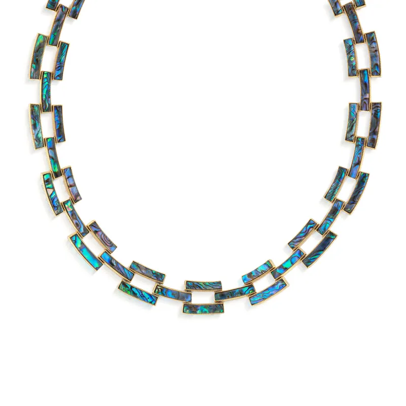 Pathway Link Necklace, 17" - Abalone sold by Capucine De Wulf