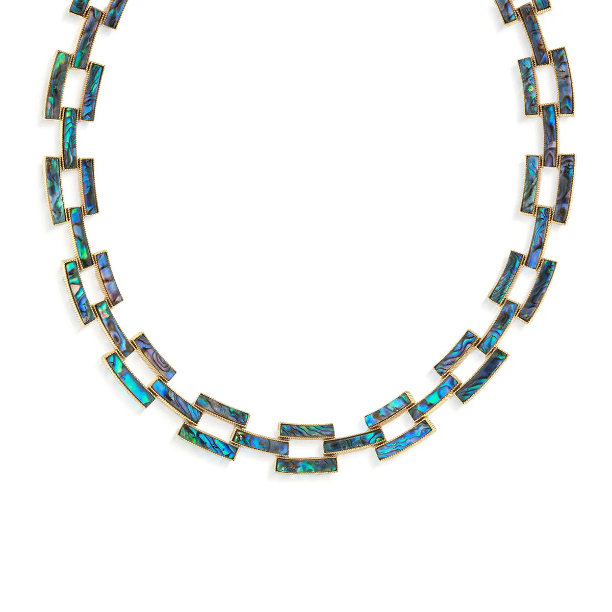 Pathway Link Necklace, 17" - Abalone sold by Capucine De Wulf
