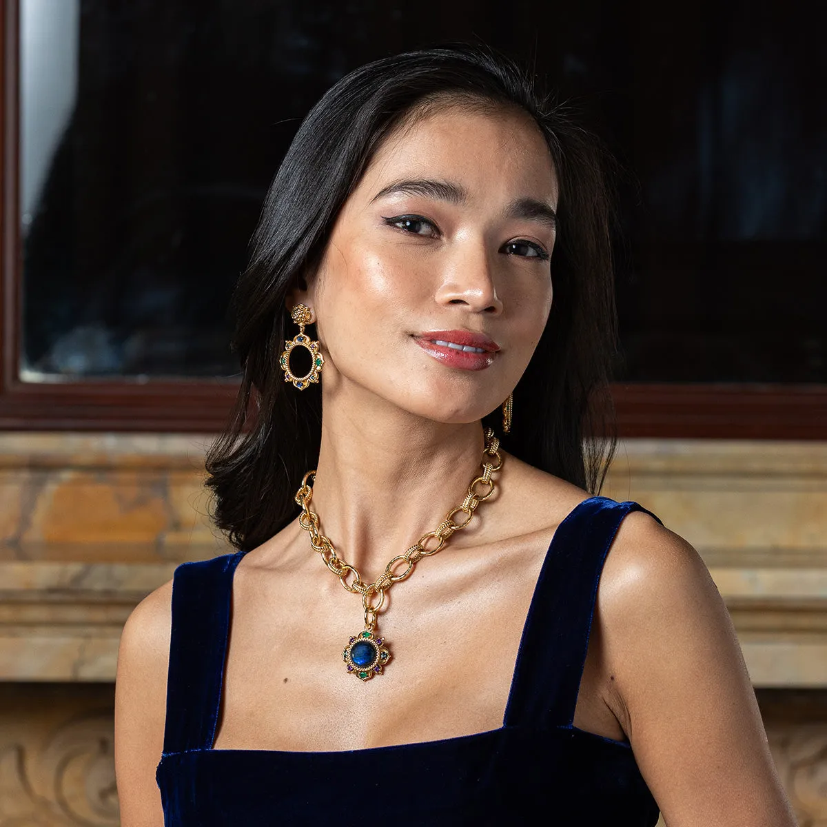 Contessa Dangle Earrings - Multi sold by Capucine De Wulf product image thumbnail 2