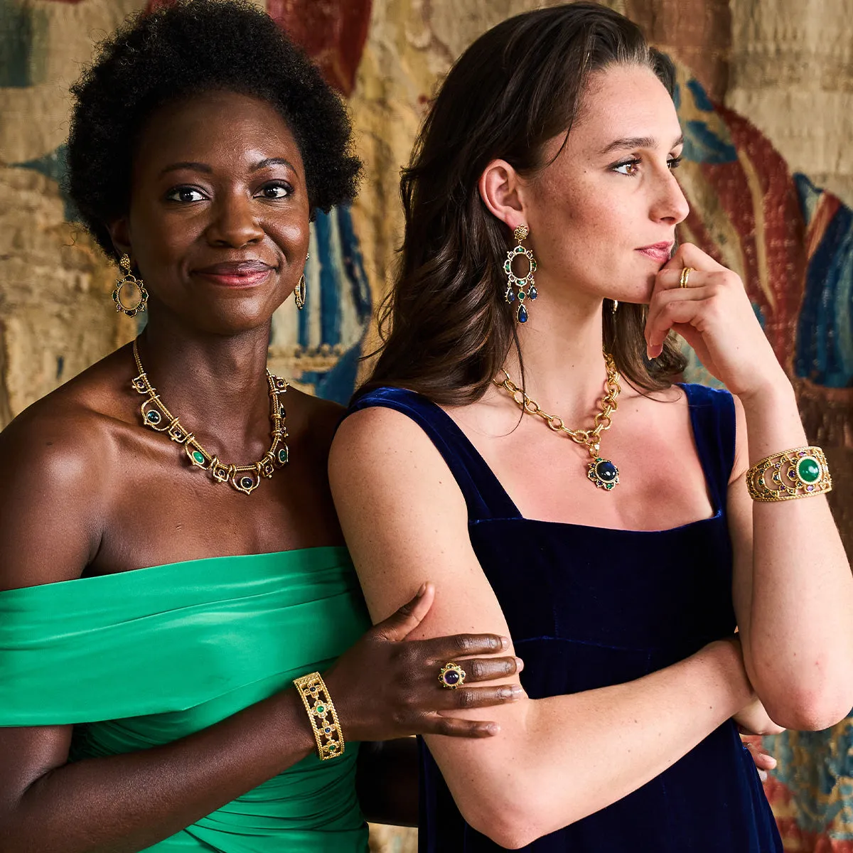 Contessa Dangle Earrings - Multi sold by Capucine De Wulf product image thumbnail 5