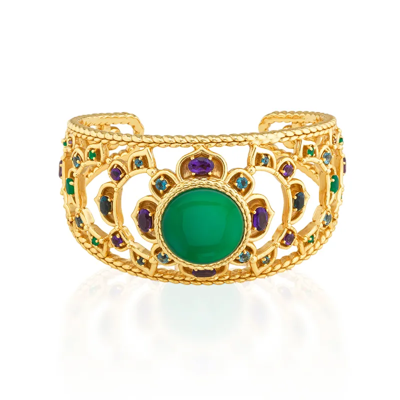 Contessa Belle Nuit Cuff - Multi sold by Capucine De Wulf