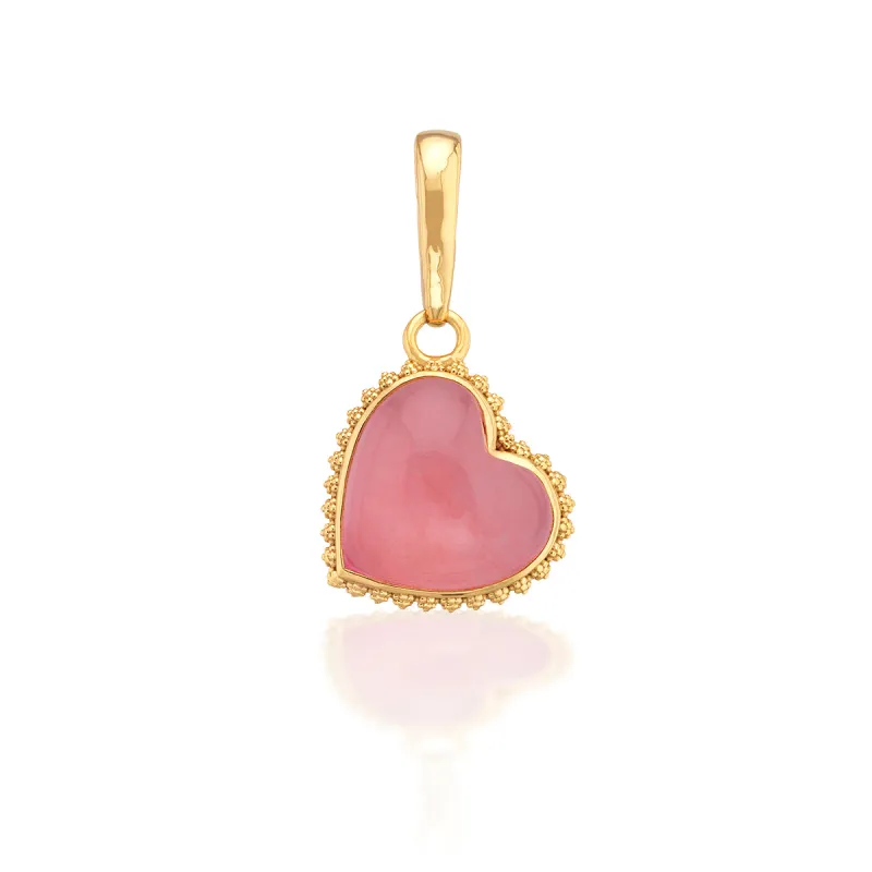 Love Gem Medium Charm/Pendant - Pink sold by Capucine De Wulf