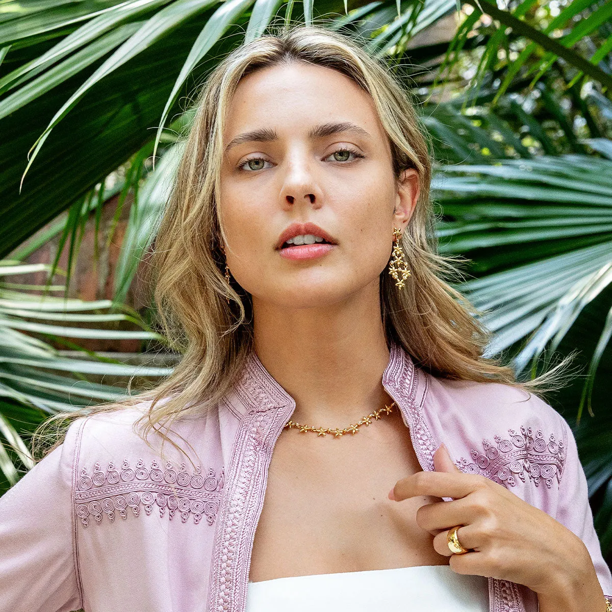 Jasmine Drop Earrings - Pearl White sold by Capucine De Wulf product image thumbnail 5