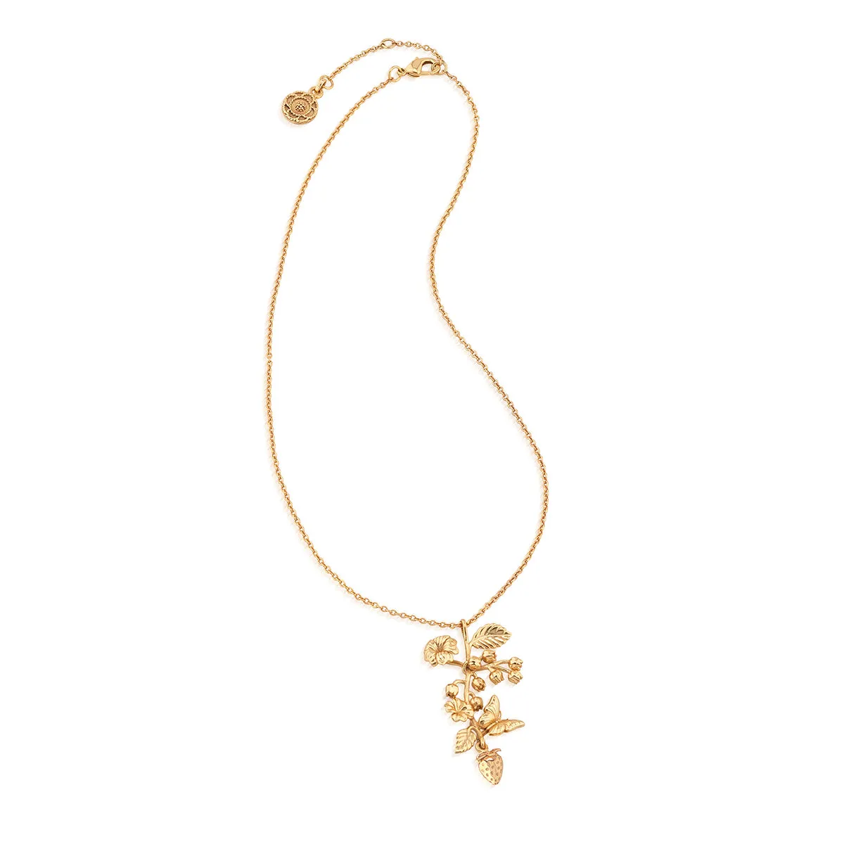 Meadow Walk Bouquet Charm Necklace, 16"+2" - Gold sold by Capucine De Wulf product image thumbnail 3
