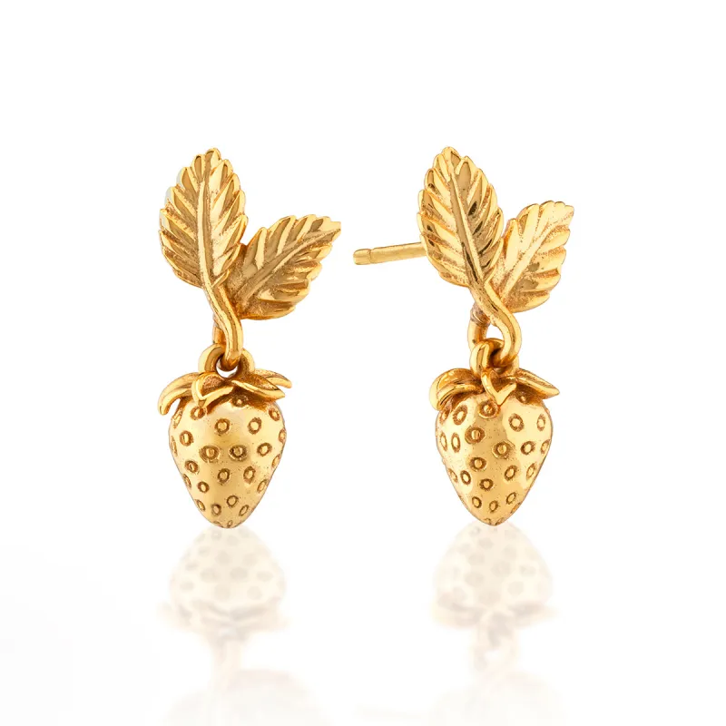 Meadow Walk Drop Earrings - Gold sold by Capucine De Wulf