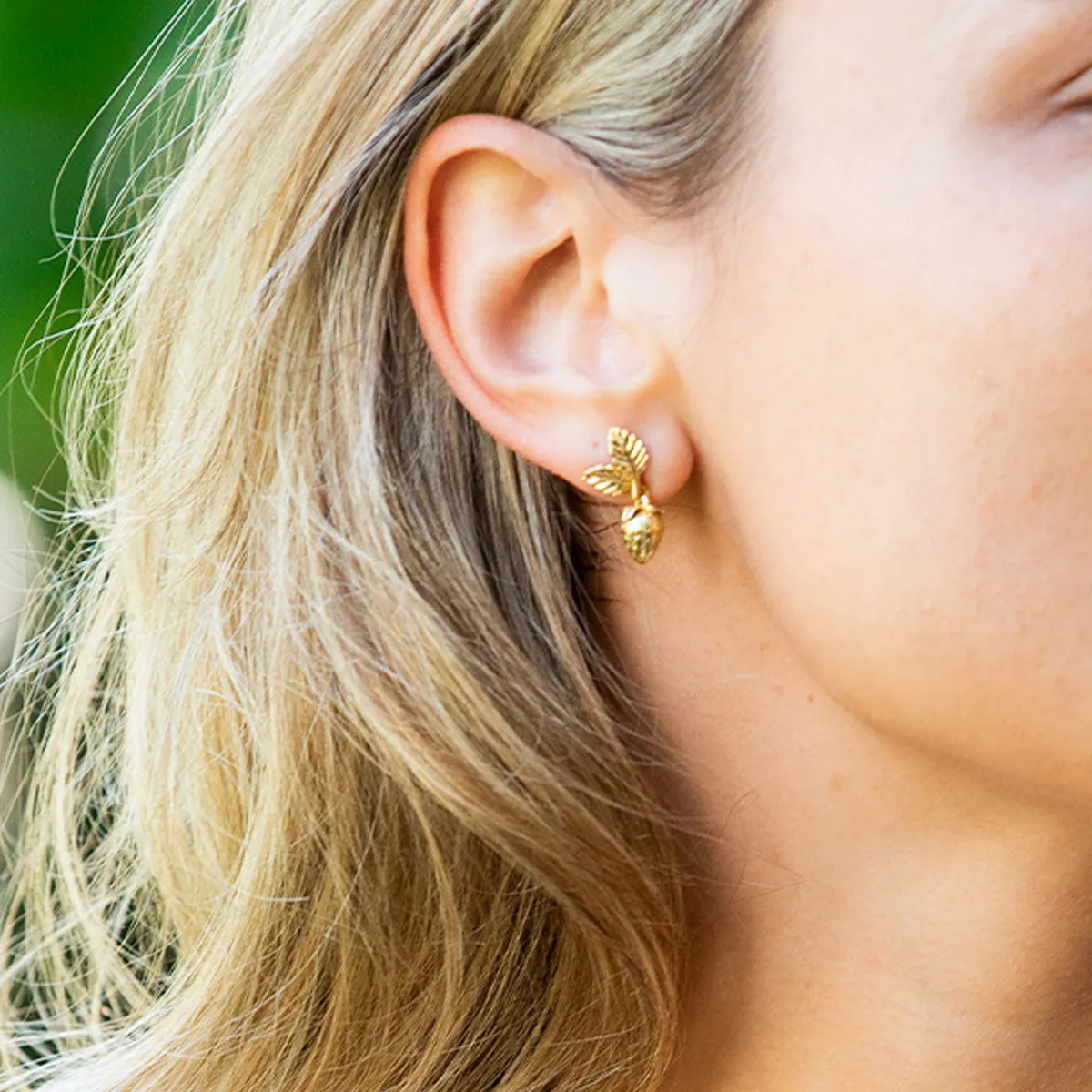 Meadow Walk Drop Earrings - Gold sold by Capucine De Wulf product image thumbnail 5