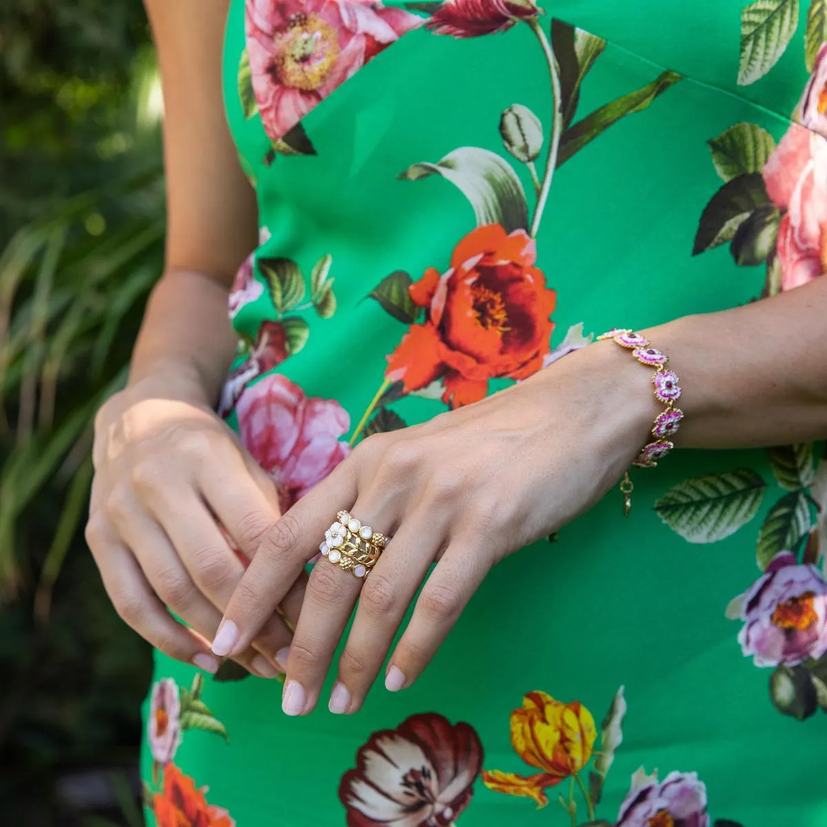 Berry Gem Ring - MOP sold by Capucine De Wulf product image thumbnail 5