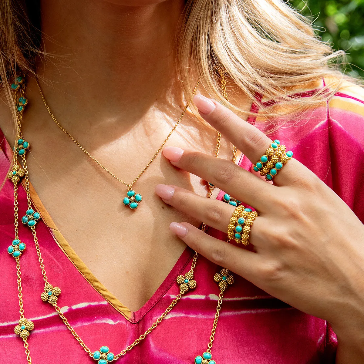 Berry Gem Ring - Turquoise sold by Capucine De Wulf product image thumbnail 5