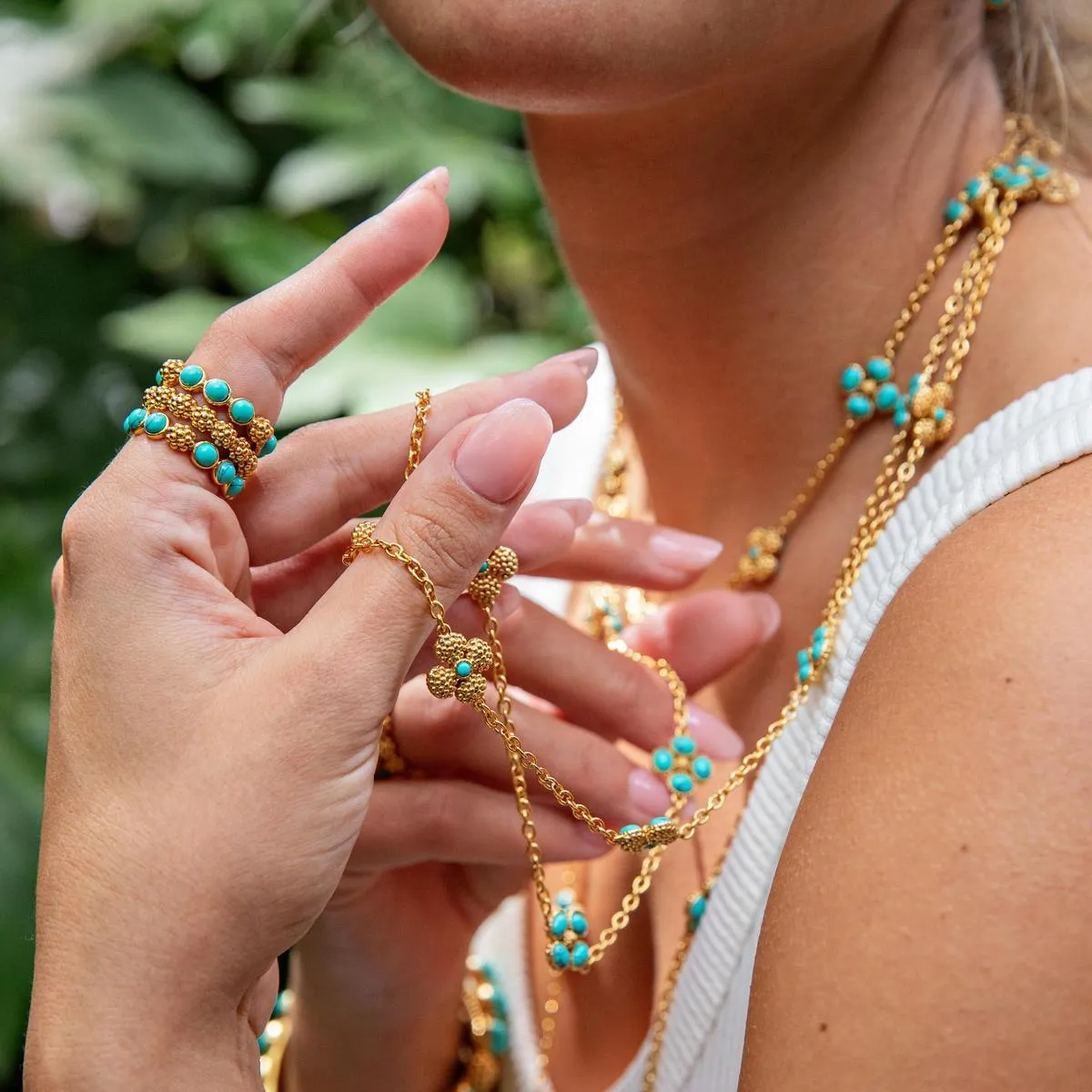 Berry Gem Ring - Turquoise sold by Capucine De Wulf product image thumbnail 4