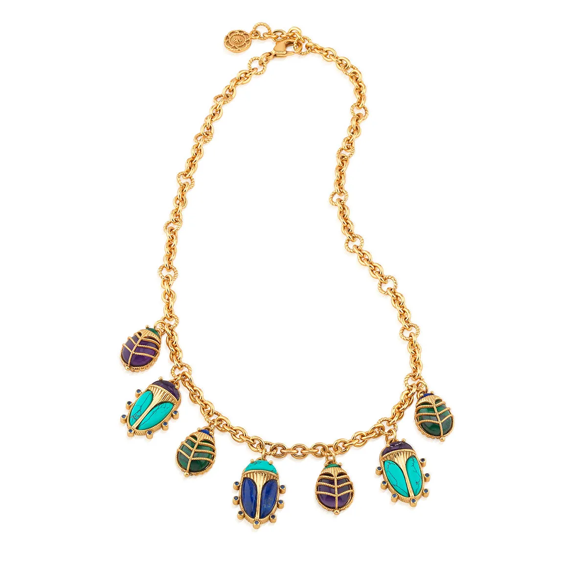 Scarab Family Necklace, 16"+2" - Multi sold by Capucine De Wulf product image thumbnail 3