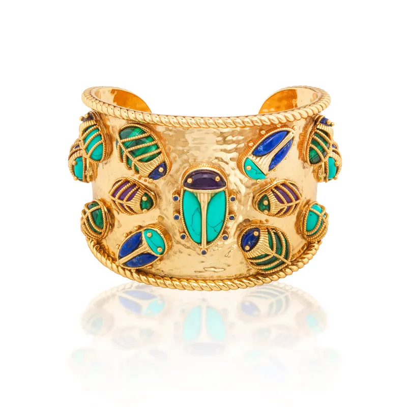 Scarab Family Reunion Cuff - Multi sold by Capucine De Wulf