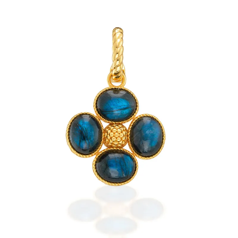 Berry Clover Double Sided Charm/Pendant made by Capucine De Wulf