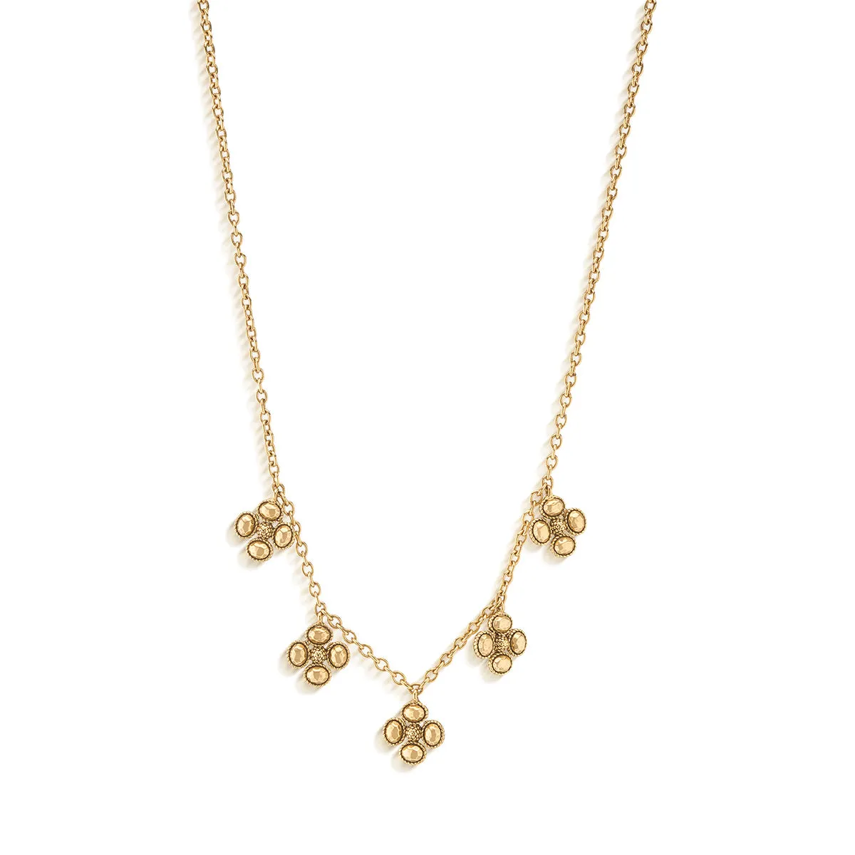 Berry Clover Multi Station Necklace sold by Capucine De Wulf