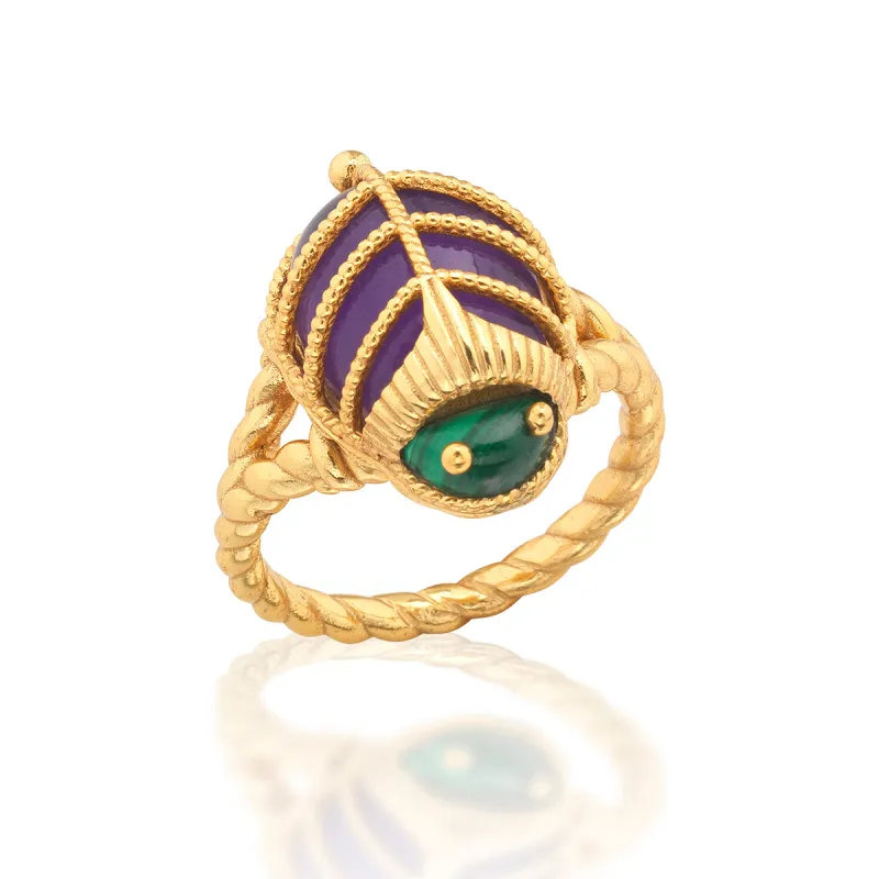 Scarab Petite Ring made by Capucine De Wulf