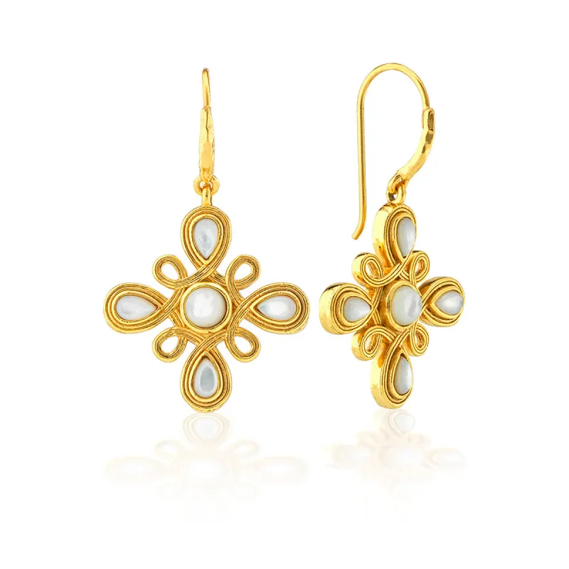 Monique Gem Dangle Earrings sold by Capucine De Wulf