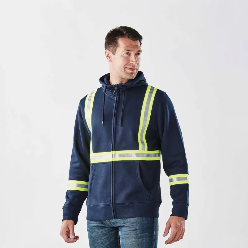 Men's Omega Reflective Zip Hoody - CFZ-5R sold by Stormtech