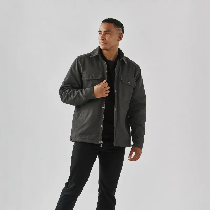 Men’s Oxide Sherpa Lined Canvas Jacket - CJK-2M made by Stormtech