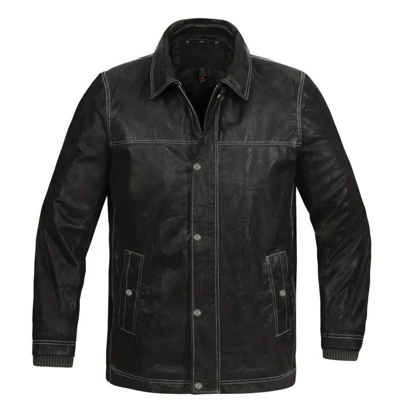 Men's Outback Leather Jacket Final Sale - LRS-4 sold by Stormtech