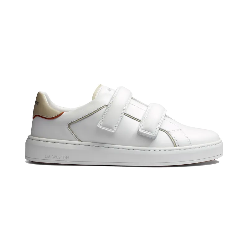 Roland-Garros On Time Sneaker[Men & Women White soft calfskin] made by JM Weston