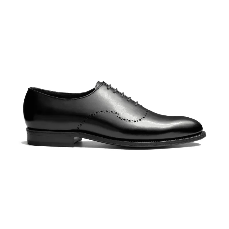 Remi One Cut Oxford Shoe With Perforations[Men Black boxcalf] made by JM Weston