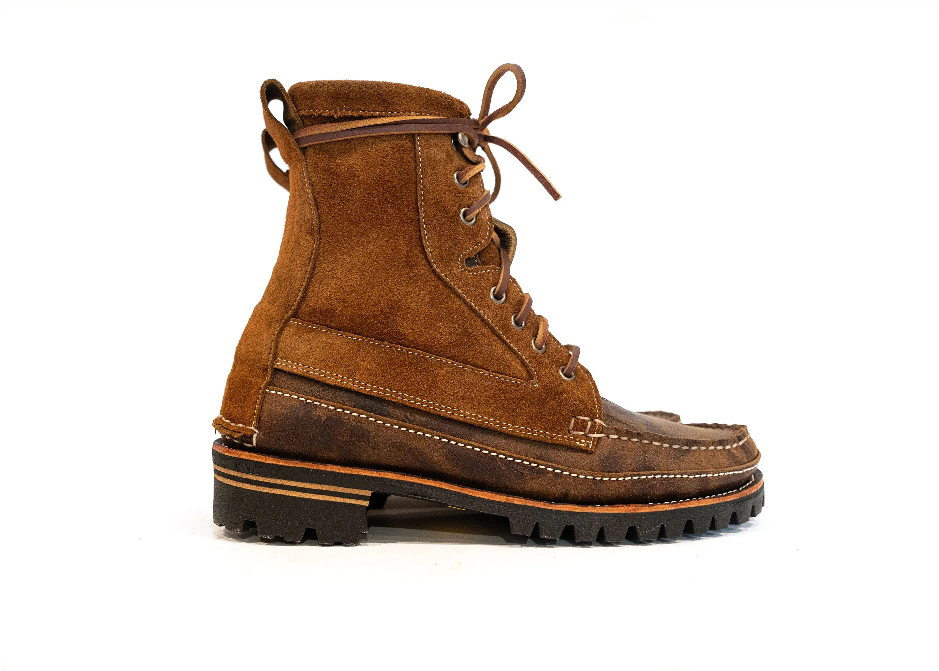 Rangeley Boot - Waxed Elk & Snuff Kudu sold by Easymoc