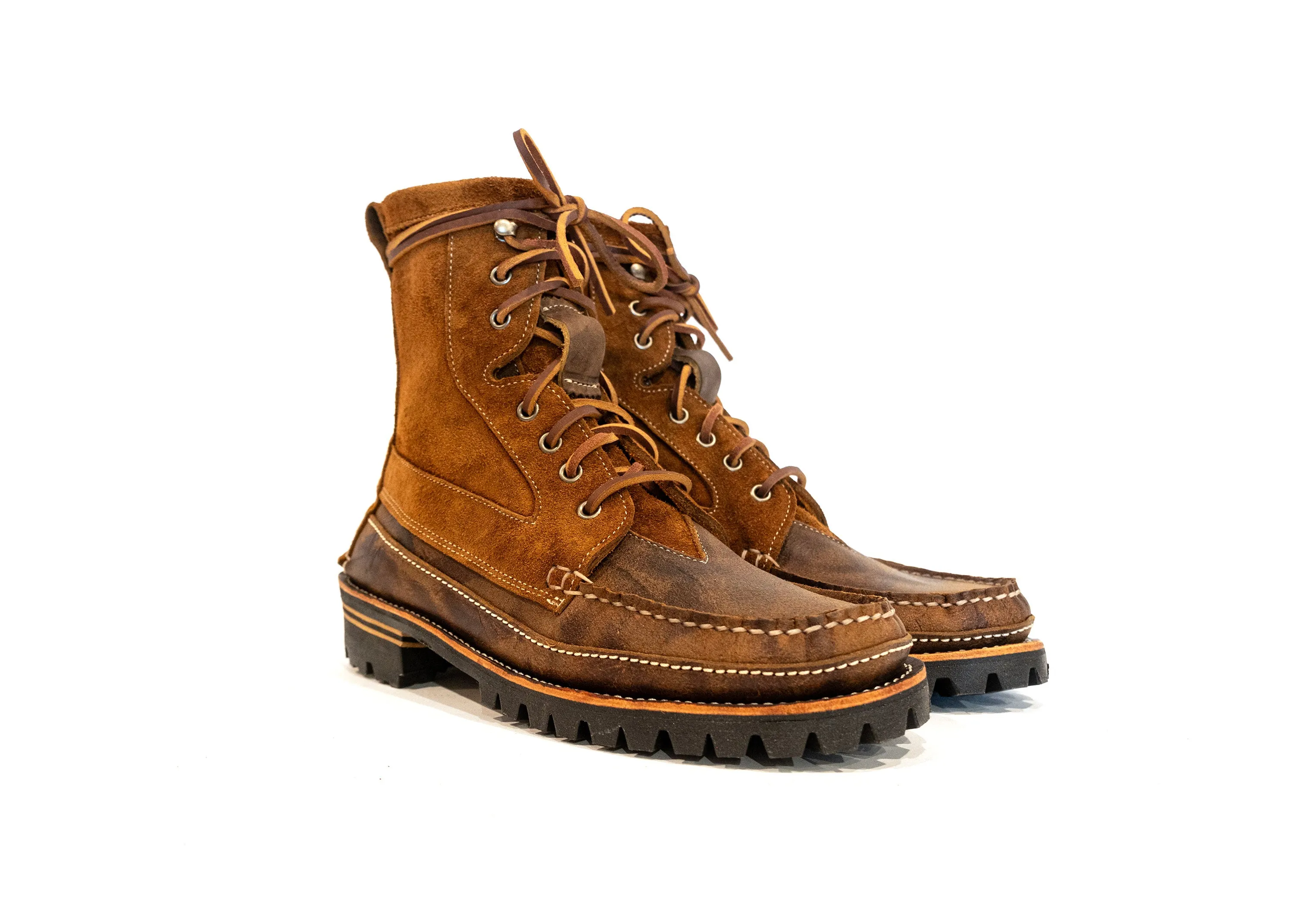 Rangeley Boot - Waxed Elk & Snuff Kudu sold by Easymoc product image thumbnail 2