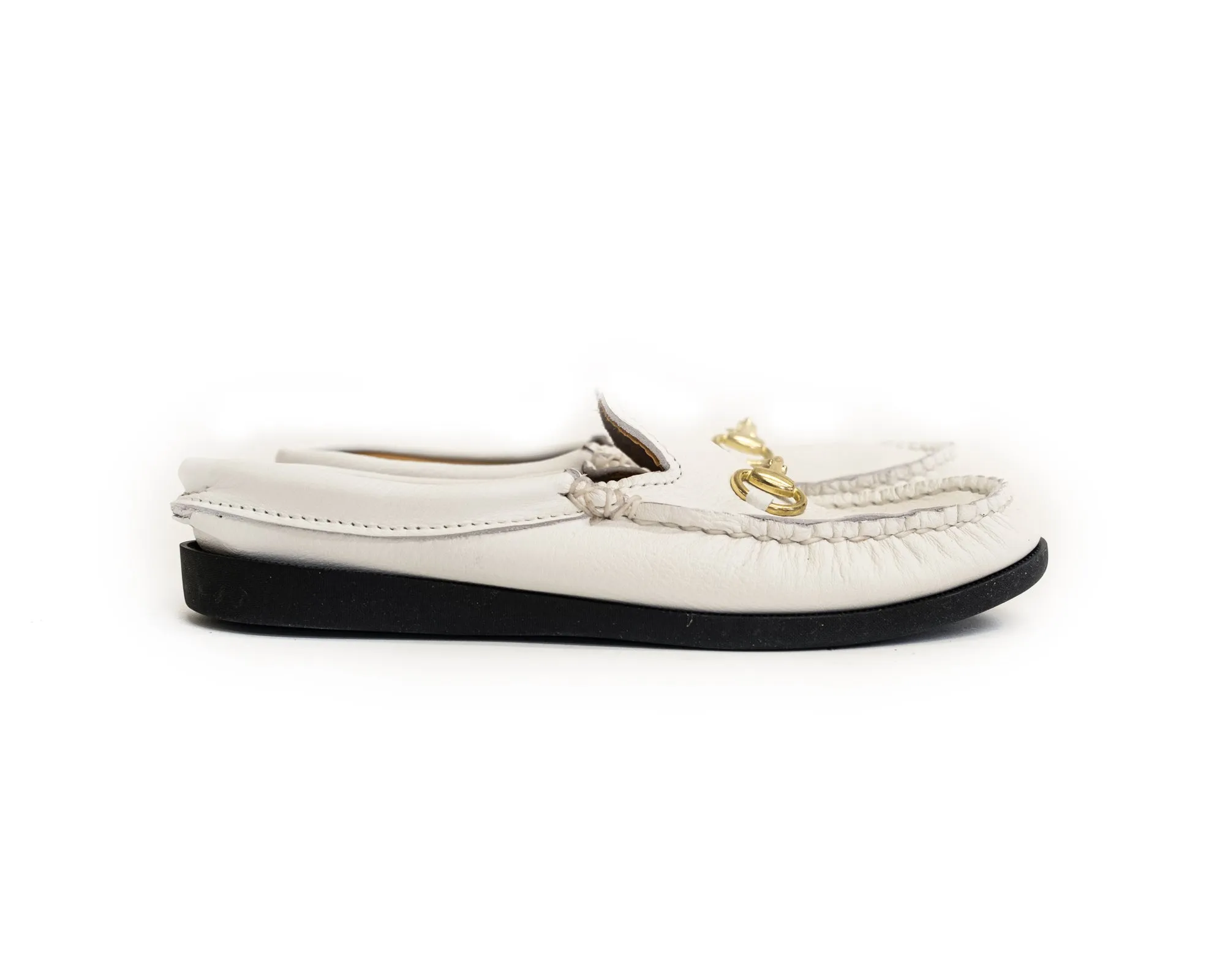 Easymoc Bit - White Tumbled Leather sold by Easymoc