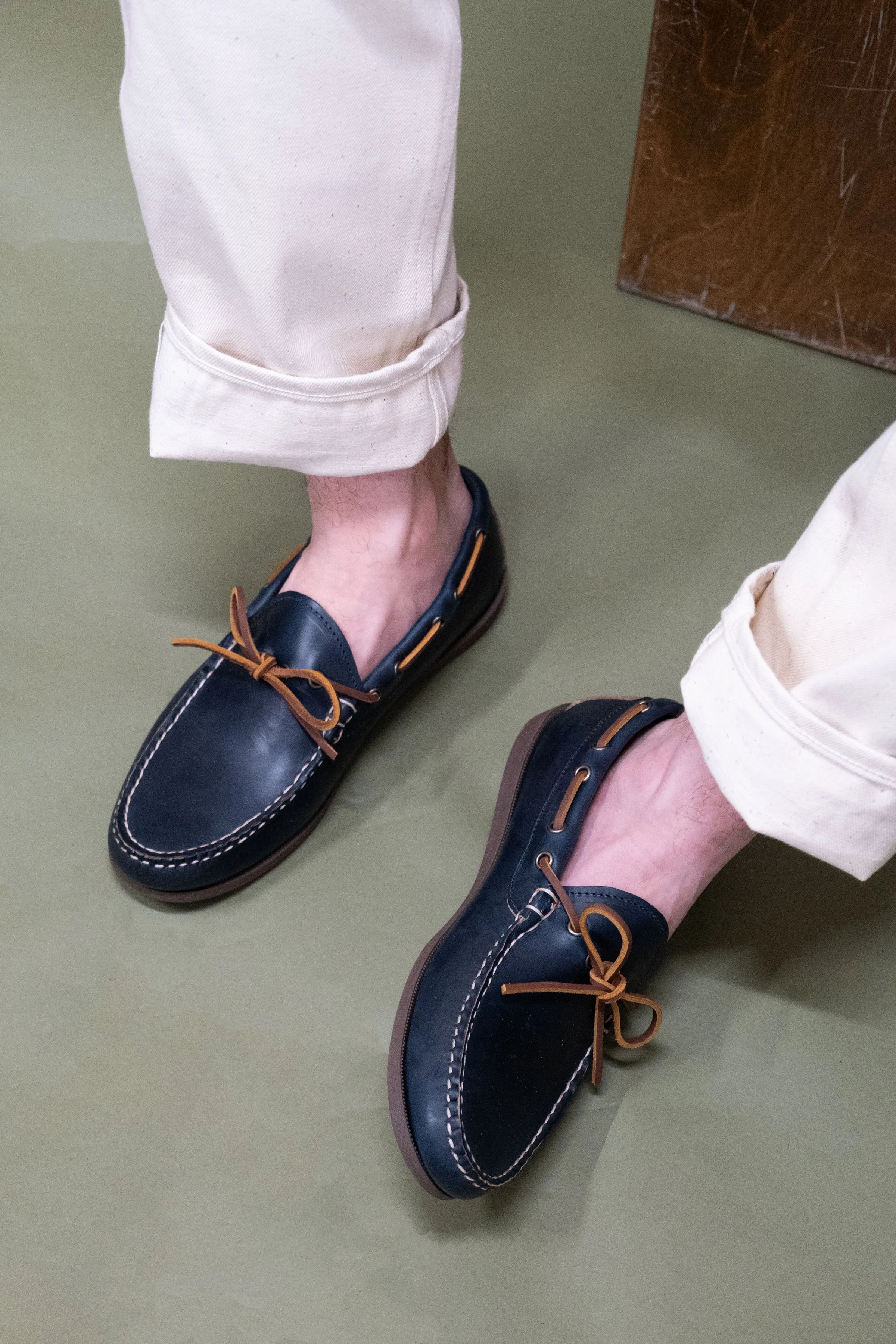 Camp Moc - Navy Horween CXL sold by Easymoc product image thumbnail 4