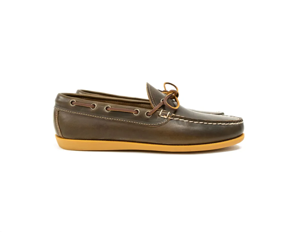 Camp Moc - Dark Olive Horween CXL made by Easymoc