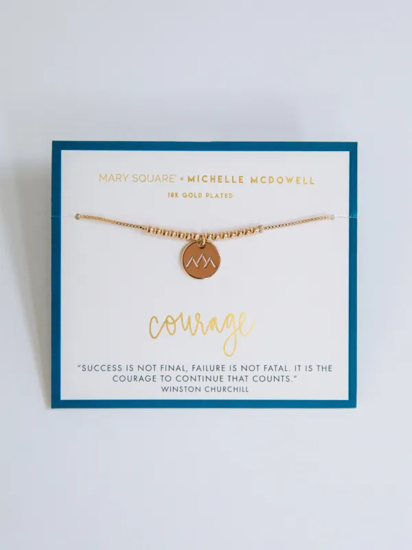 FINAL SALE - Courage Inspirational Bracelet sold by Michelle McDowell
