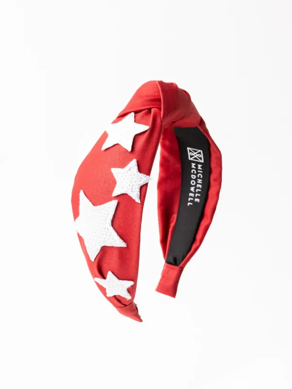 Emma Headband |  Crimson + White sold by Michelle McDowell