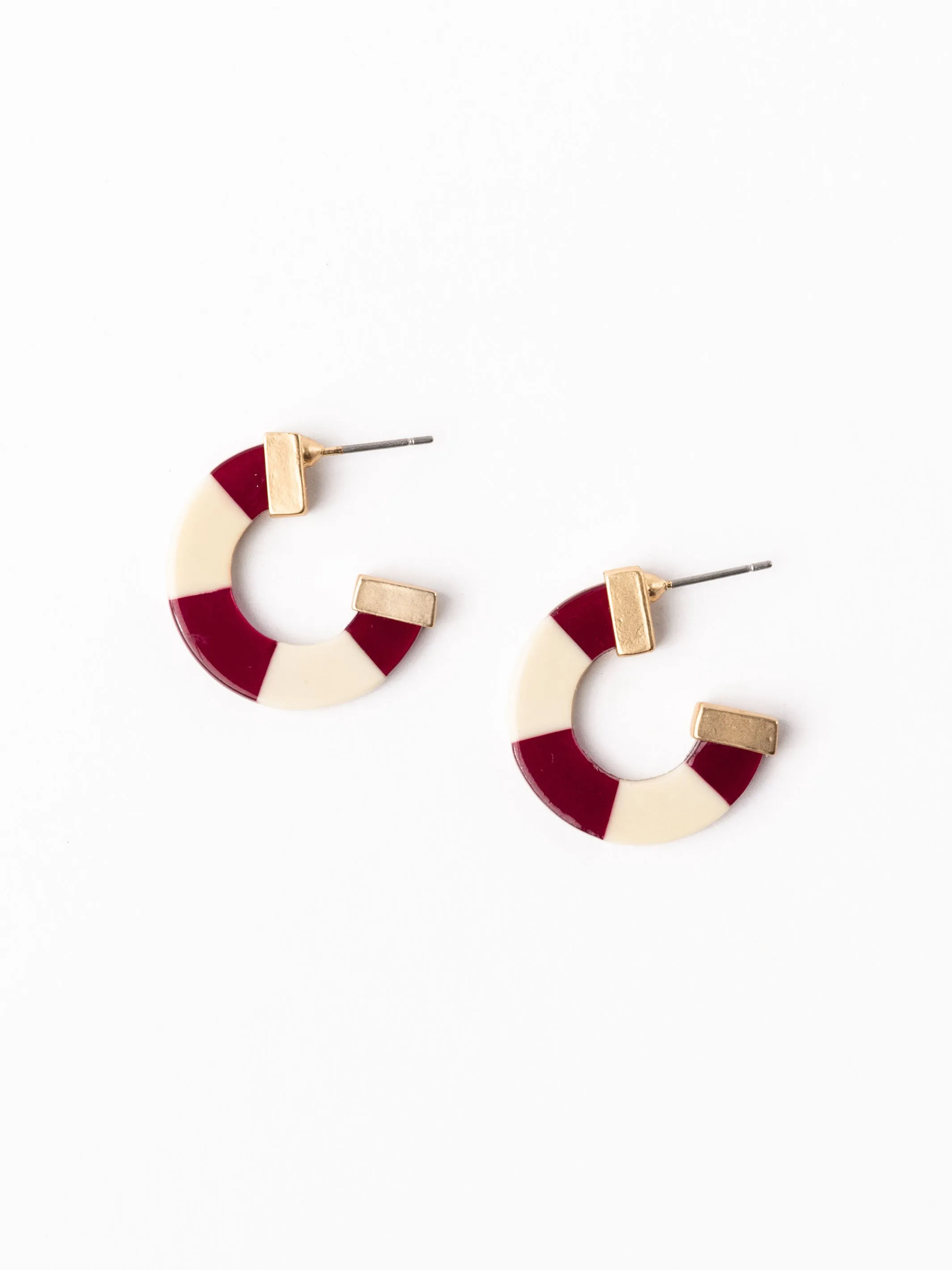 Melody Earrings | Garnet + Gold sold by Michelle McDowell