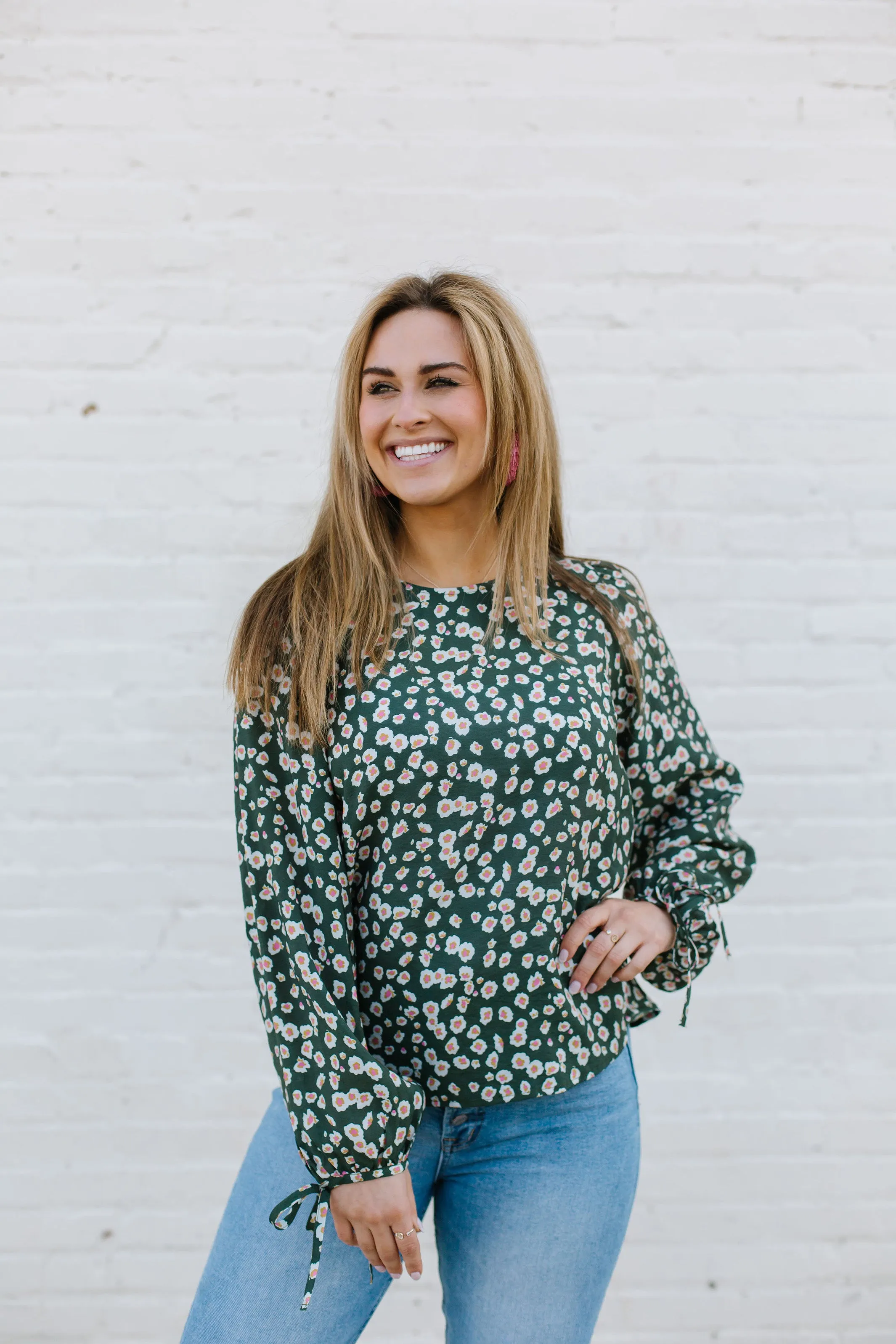 FINAL SALE - Sawyer Top | Fine Floral Midnight sold by Michelle McDowell