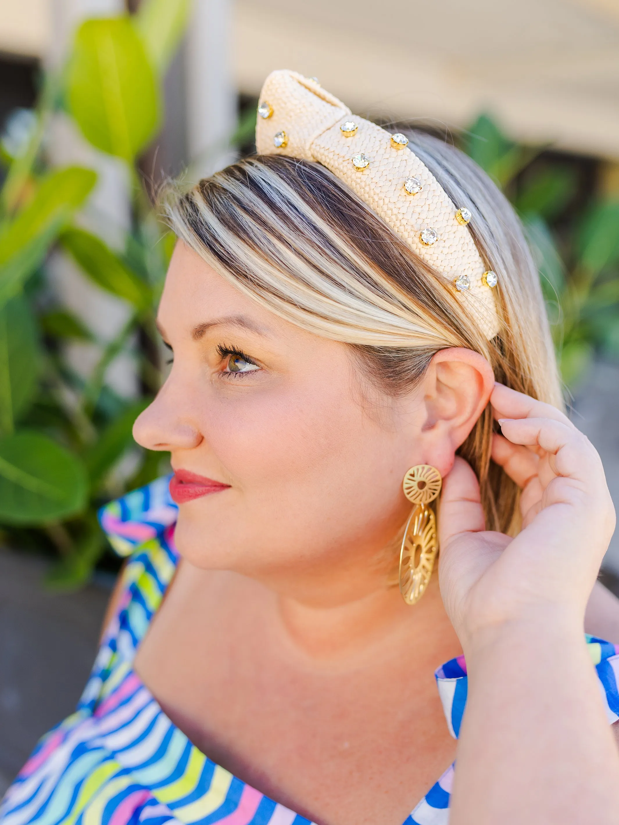 Hanna Headband | Natural Light sold by Michelle McDowell