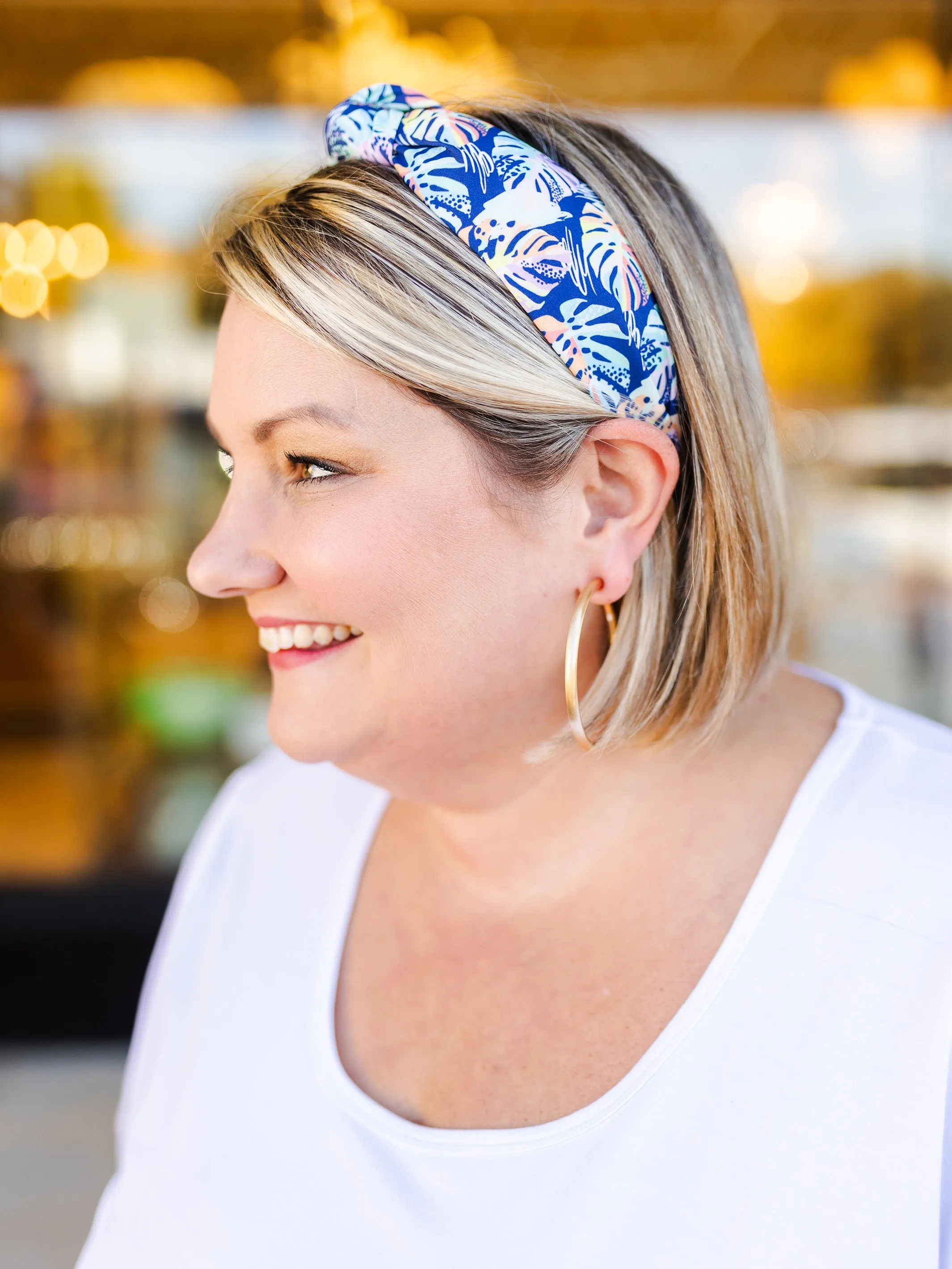 FINAL SALE - Luna Headband | Sunny Days Navy sold by Michelle McDowell
