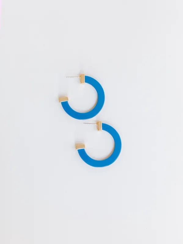 FINAL SALE - Classic Acrylic Hoops | Medium sold by Michelle McDowell