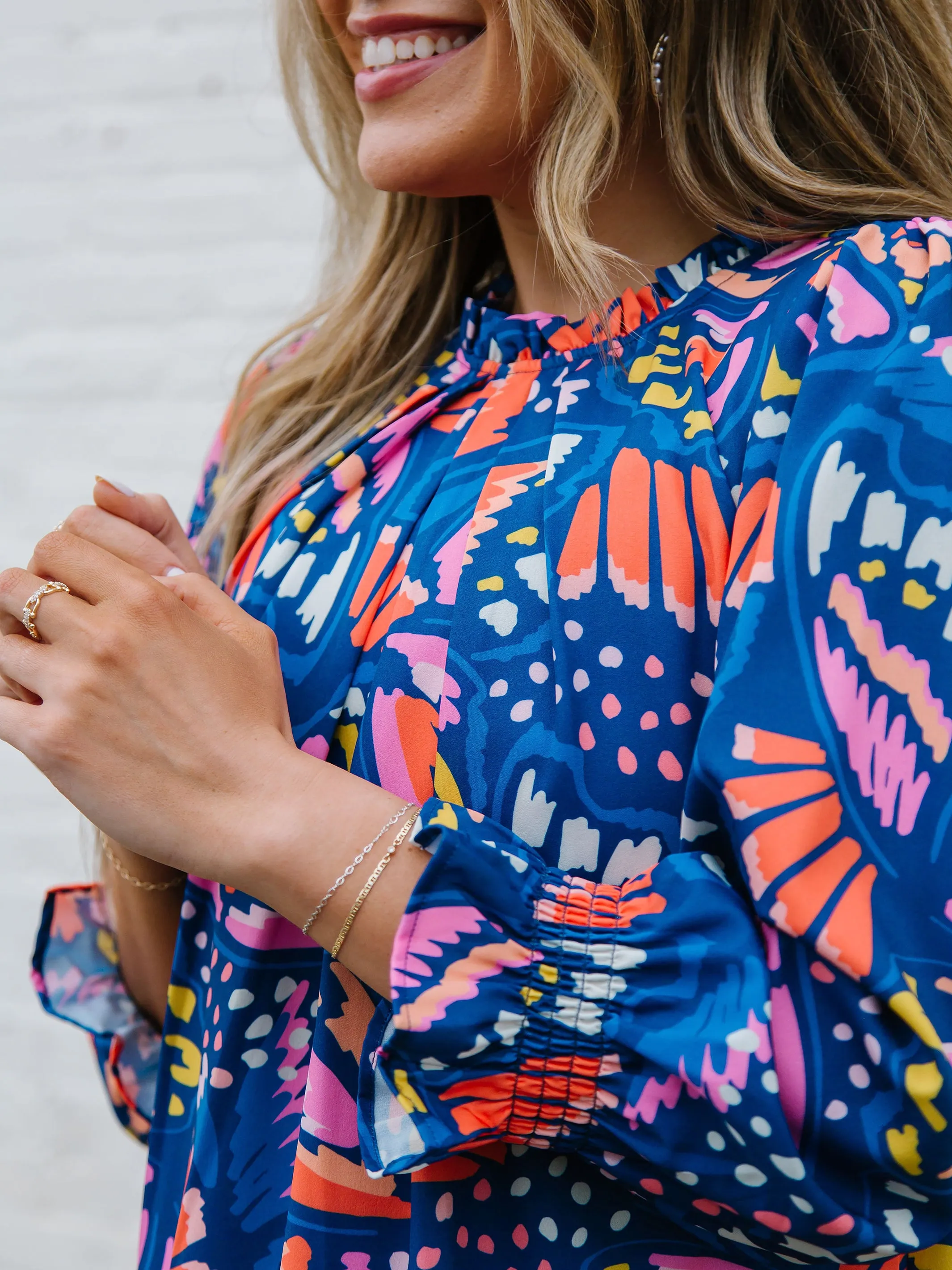 FINAL SALE - Caroline Dress | So Fly Blue sold by Michelle McDowell product image thumbnail 2