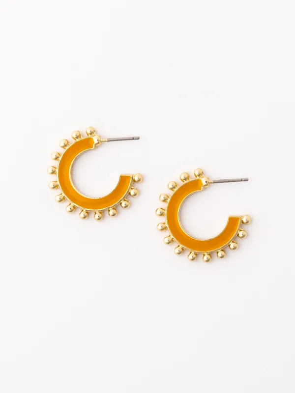 Hadley Earrings | Orange sold by Michelle McDowell