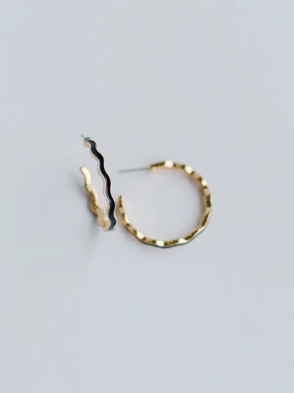 Willow Earrings | Navy sold by Michelle McDowell