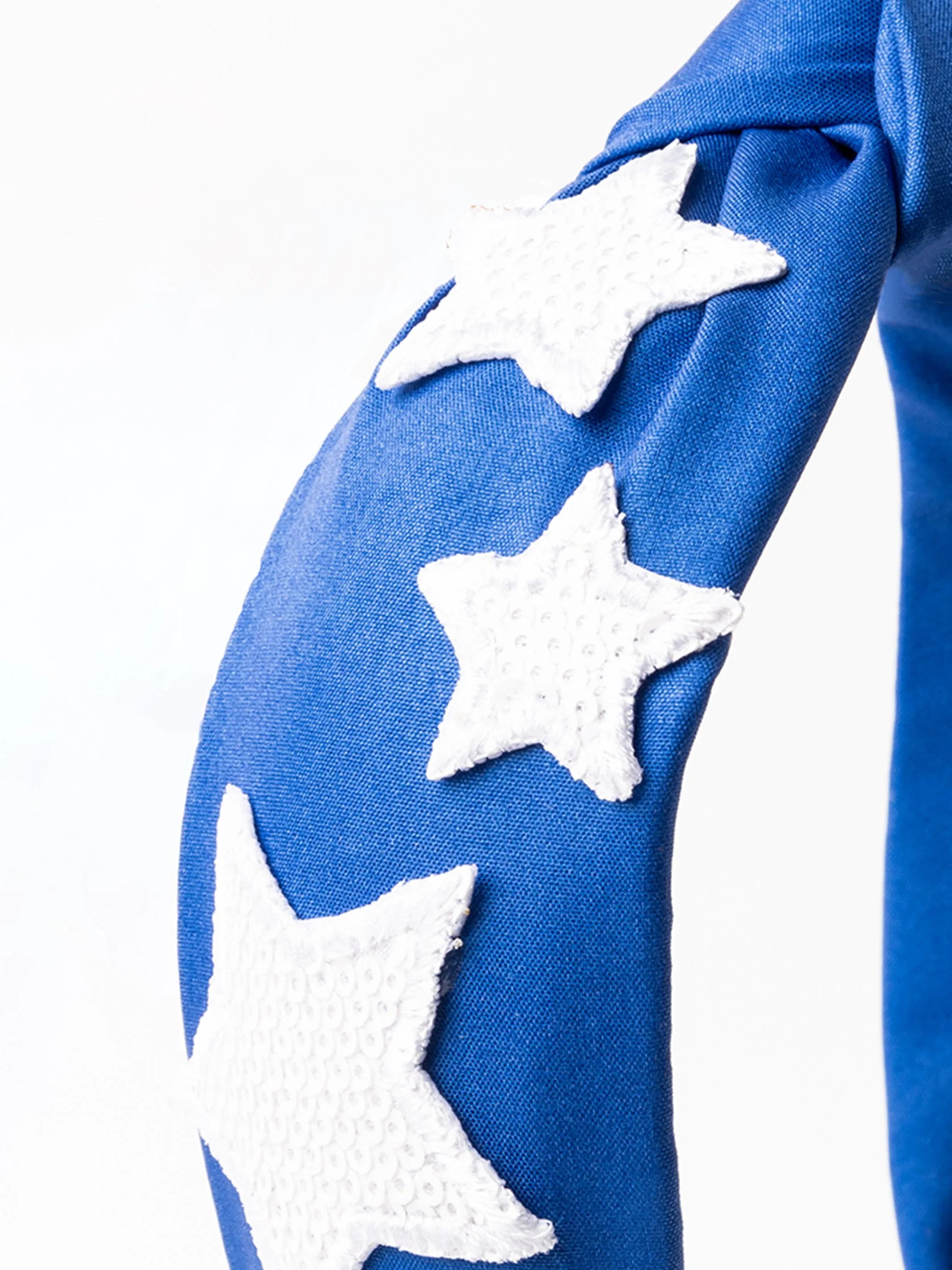 Emma Headband | Blue + White sold by Michelle McDowell product image thumbnail 2