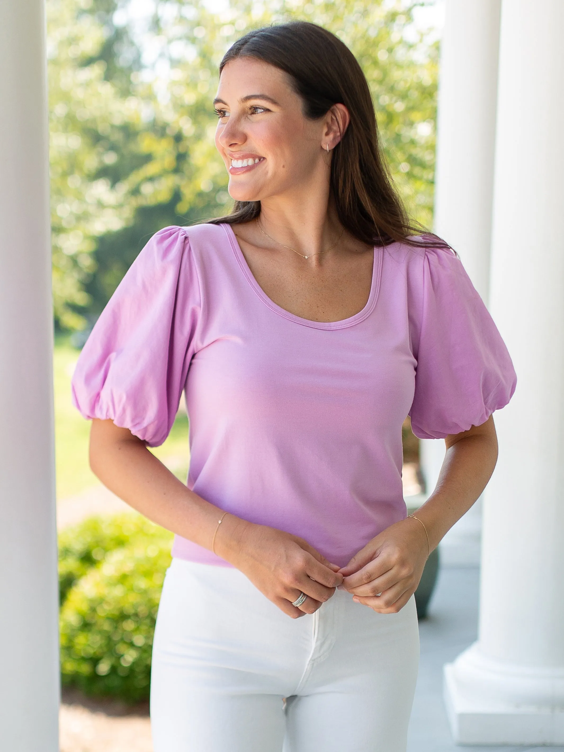 FINAL SALE - Shay Top | Lilac sold by Michelle McDowell