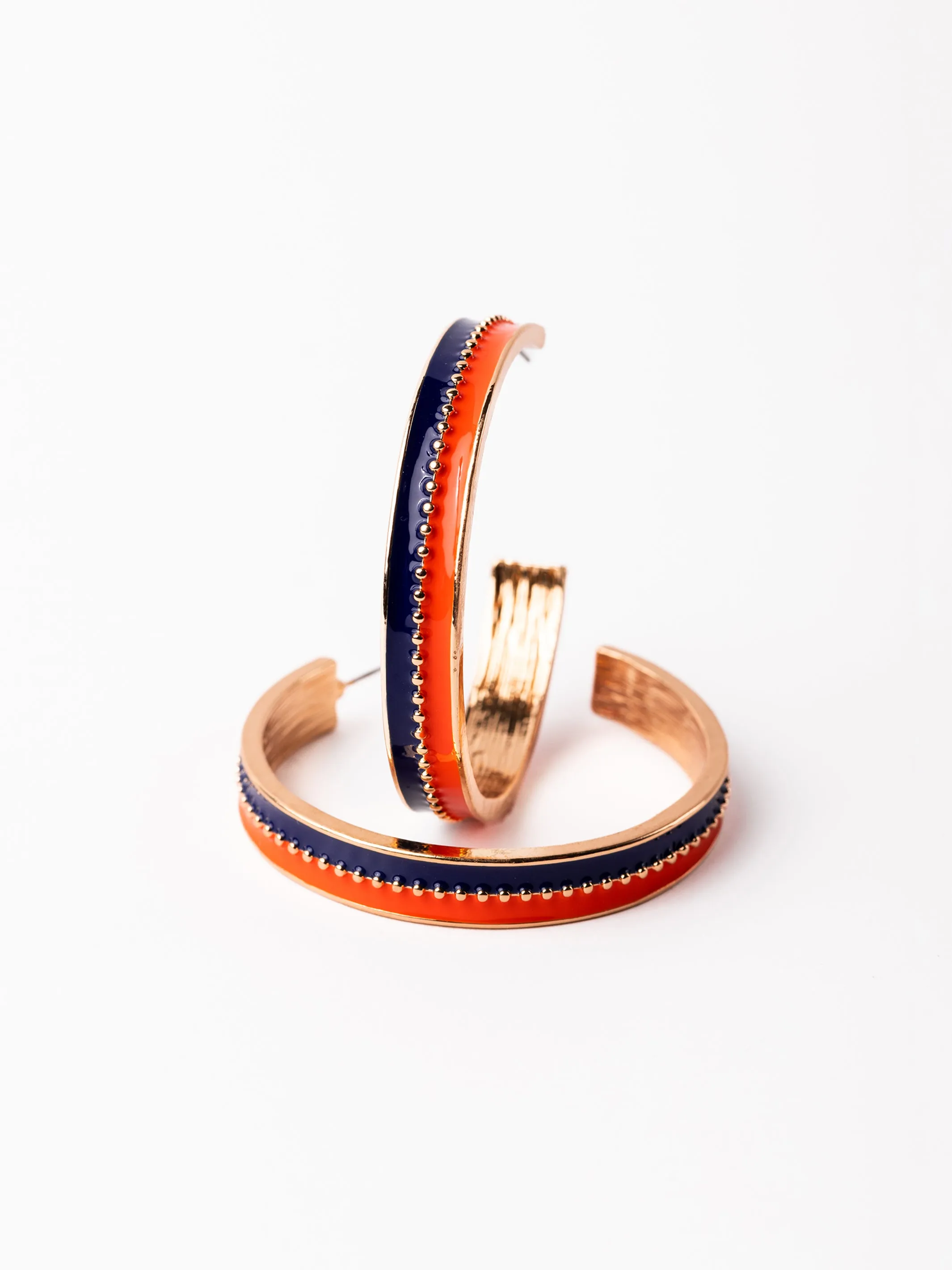 Meaghan Earrings | Blue + Orange sold by Michelle McDowell product image thumbnail 3