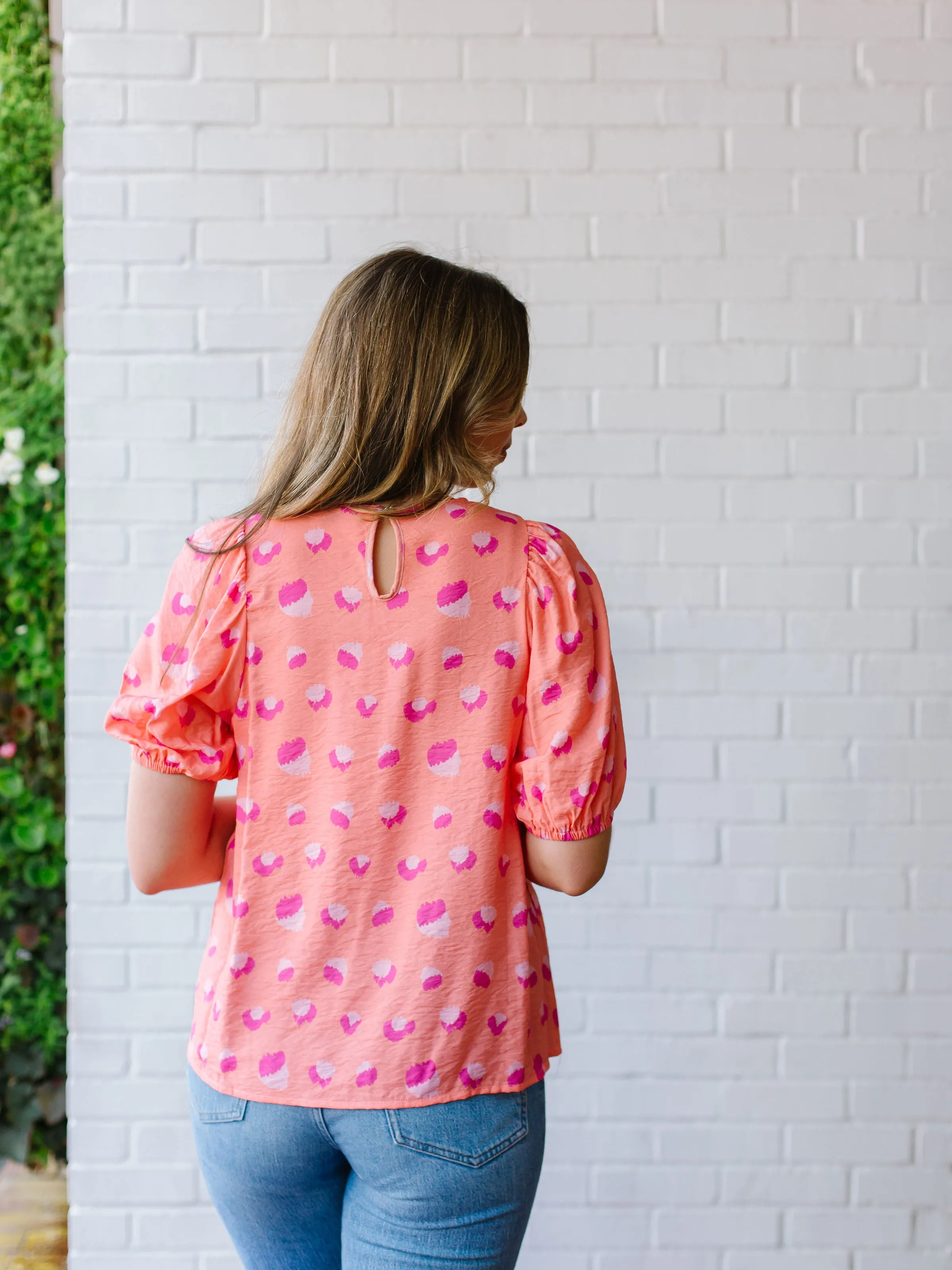 FINAL SALE - Ivy Top | Rough Runner Coral sold by Michelle McDowell product image thumbnail 2