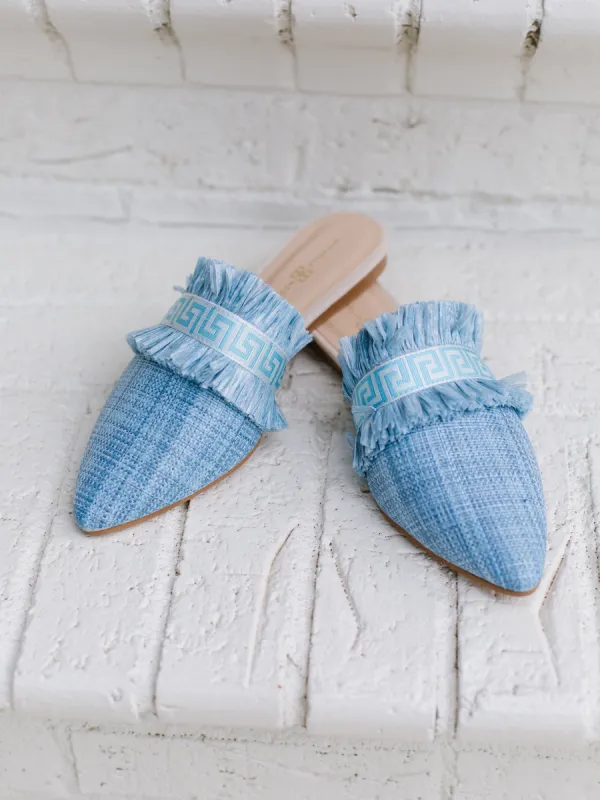FINAL SALE - Carmen Mule | Blue sold by Michelle McDowell
