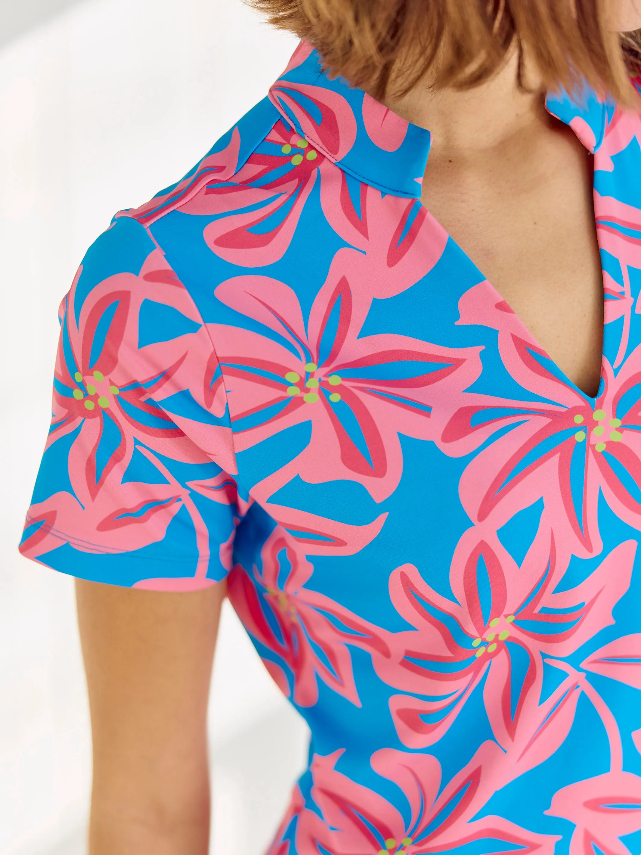 FINAL SALE - Montauk Dress | Tiki Time Pink sold by Michelle McDowell product image thumbnail 5