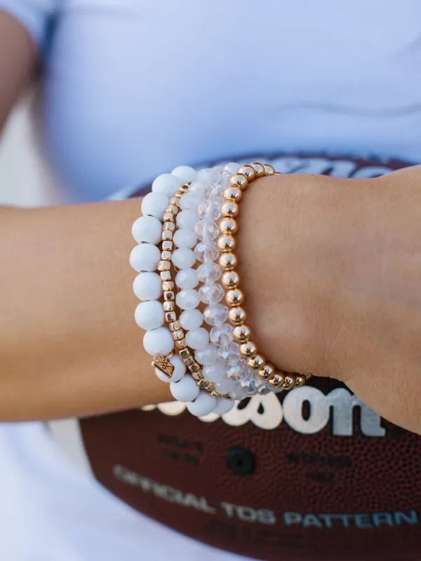 FINAL SALE - Mandy Bracelets | White sold by Michelle McDowell