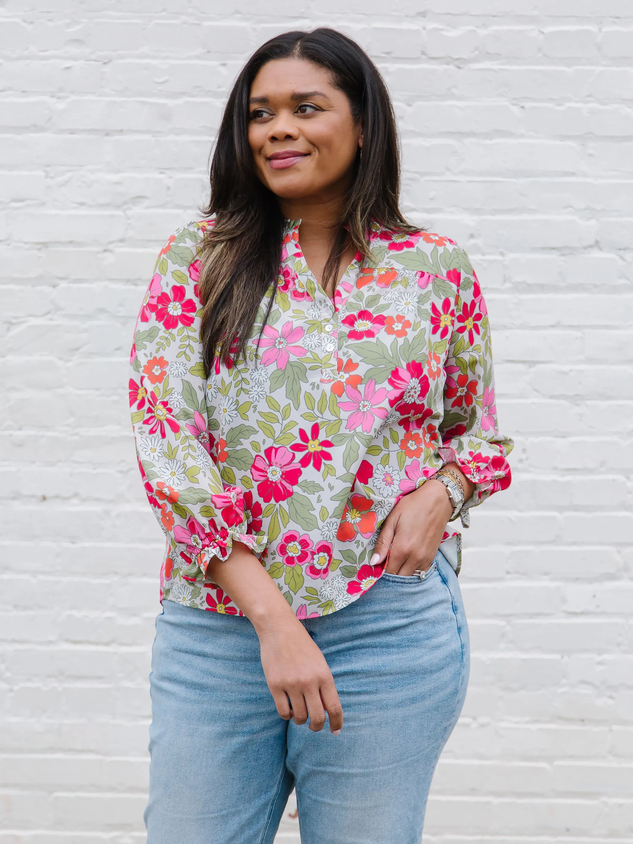 FINAL SALE - Gianna Top | Hopeful Romantic Sand sold by Michelle McDowell