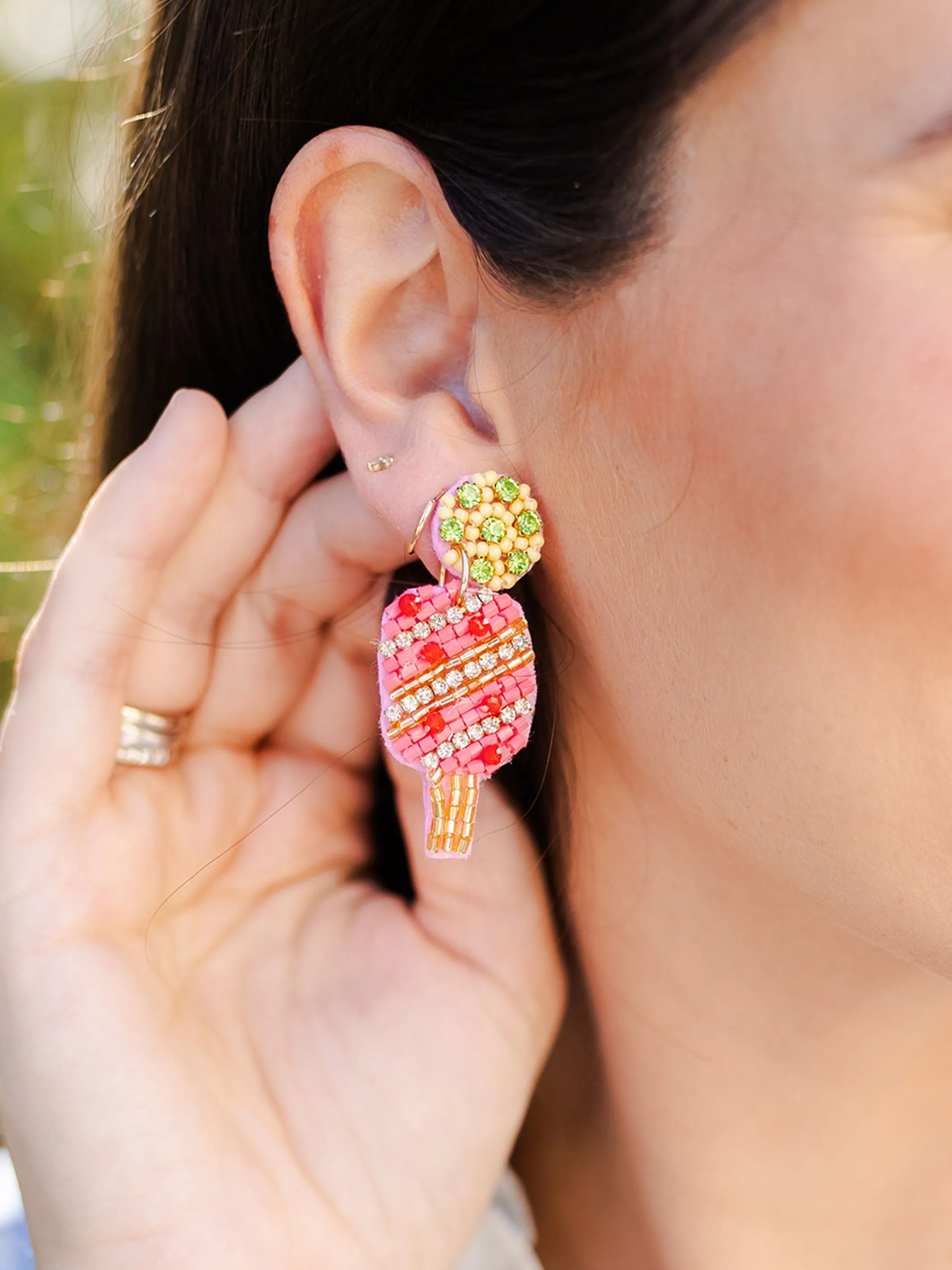 On Court Earrings sold by Michelle McDowell
